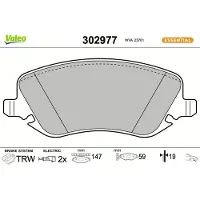 Valeo 302977 Remblokken