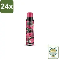 Vogue Elegance Parfum Deodorant 150 ml - Voordeelverpakking - 24 stuks - 24 uur bescherming - Zweetbescherming