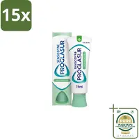 Sensodyne 15 x Tandpasta ProGlasur Daily Protection Daily Protection 75 ml - Grootverpakking - Tanderosis - Tandpasta - Gevoelige Tanden - Tandglazuur - Gaatjes