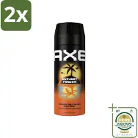 Axe – Deodorant – Sunset Fresh – 150 ml - Voordeelverpakking - 2 stuks - Zink - Zink zap