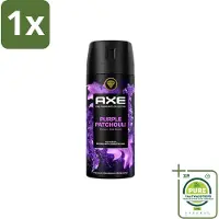 Axe 1 x - Deodorant Spray - Purple Patchouli - Verfrissend - Kruidige Geur - 150 ml - Deodorant - Deodorant Spray - Geur - Patchouli - Citrus