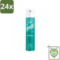 Taft - Strong 2 - Junior Haarspray - Milde maar sterke fixatie - 250 ml - Voordeelverpakking - 24 stuks - Haarspray - Sterke fixatie
