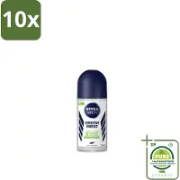 Nivea 10 x MEN - Deodorant Roller - Sensitive Protect - 50 ml - Grootverpakking - Gevoelige Huid - Anti-transpirant - Zweetbehandeling - Okselhuid - Deodorant