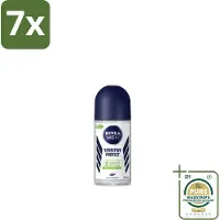 Nivea 7 x MEN - Deodorant Roller - Sensitive Protect - 50 ml - Grootverpakking - Gevoelige Huid - Anti-transpirant - Deodorant Roller - Zweetbescherming - Huidverdraagzaamheid