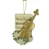 Meander Ornament Cello Merry Christmas, 6,5x2,8x10cm