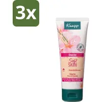 Kneipp 3 x – Amandel – Douche – 75 ml - Amandel Douche - Douche Voor Gevoelige Huid - Zeepvrije Douche - Hydraterende Douche - Douche Voor Droge Huid