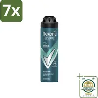 Rexona 7 x Men - Deodorant Spray - Sensitive - Zachte Bescherming - 150 ml - Grootverpakking - Deodorant Spray - Zweetvermindering - Geurvermindering - Alcoholvrije Deodorant - Gevoelige Huid