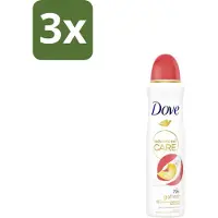 Dove 3 x – Deodorant Spray – Peach & White Blossom – 150 ml - Deodorant Spray - Fris - Okselhuid Verzorging - Alcoholvrije Deodorant - Perzik En Witte Bloesem