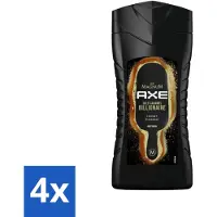 Axe 4 x X Magnum - Douchegel - Gold Caramel Billionaire - 250 ml - Douchegel - - Gold Caramel Billionaire - Mannen - Geur