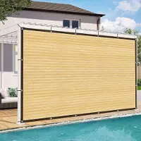 Famanu – Zonnezeil, schaduwnet voor tuin, 4 x 5 m, waterdoorlatend en winddicht, ideaal voor balkon en terras