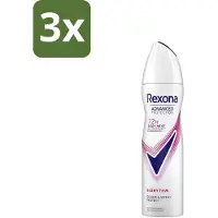 Rexona 3 x - Deodorant Spray - Advanced Protection - Biorythm - Anti-Transpirant & Perspirant - 150ml - Anti-transpirant - Zweetbehandeling - Deodorant Spray - 72 Uur Bescherming - Frisheid