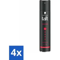Taft 4 x - Power 5 - Haarspray - Sterke fixatie - 250 ml - Haarspray - - Sterke Fixatie - Langdurige Hold - Haarverzorging