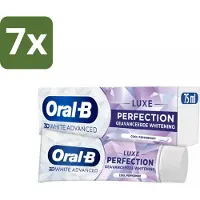 Oral-B 7 x Oral B - Tandpasta - 3D White Advanced - Luxe Perfection - 75ml - Koffiezetapparaat