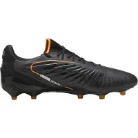 Puma Heren King Ultimate Stevige Grond Voetbalschoenen (Zwart/Zilver)