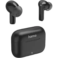 Hama Passion Clear II In Ear oordopjes Bluetooth Zwart Noise Cancelling Oplaadbox Telefoon