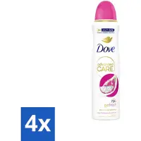 Dove 4 x – Deodorant Spray – Dragon Fruit & Coconut Cream – 150 ml - Anti-transpirant Spray - Zweetvermindering - Geur Van Dragon Fruit - Kokosnootcrème - Huidverzorging