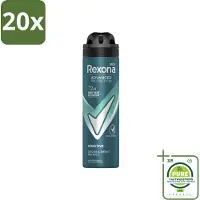 Rexona 20 x Men - Deodorant Spray - Sensitive - Zachte Bescherming - 150 ml - Grootverpakking - Deodorant - Antitranspirant - Gevoelige Huid - Langdurige Bescherming - Alcoholvrij
