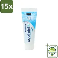 Sence 15 x - Freshmint - Tandpasta - Met Fluor - 75 ml - Grootverpakking - Tandpasta - Fluoride - Frisse Adem - Mondhygiëne - Gaatjes Voorkomen