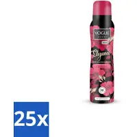 OEM 25 x Elegance Parfum Deodorant 150 ml - Deodorant - Parfum Deodorant - 24 Uur Bescherming - Geur Tegen Zweet - Bloesem Geur