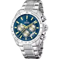 Festina Chronograaf Timeless Chronograph Blue - Gold