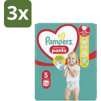 Pampers 3 x – Luierbroekjes – Baby Dry Pants Maat 5 – 22 Luiers - Baby Luier - Droge Luier - Luier Voor Kind - Luierbroek - Luier Voor Peuters
