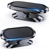 Famanu – Mobiele telefoonhouder voor in de auto met magneet, set van 2 stuks, handige houder voor smartphones