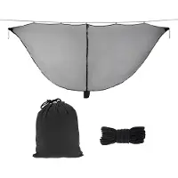 Famanu – Hangmat klamboe 330 x 140 cm, 360° bescherming tegen insecten voor camping en tuin, licht polyester met draagtas