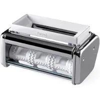 Famanu – Ravioli opzetstuk, roestvrij staal, zilver/wit, 17 cm
