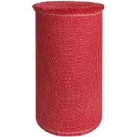 vidaXL Jute Roll 25 x 1500 cm Rood