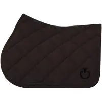 Cavalleria Toscana Diamond Quilted Jersey Zadeldek Jumping Full Espresso