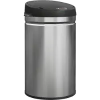 MODFU Sensor Prullenbak 30L – Contactloze Afvalbak met Soft-Close Deksel – Keuken, Badkamer of Kantoor – RVS Zilver – Modern