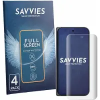 Savvies - Screenprotector voor Google Pixel 11 Pro Fold - Folie Beschermfolie transparant volledig dekking 4 Stuks