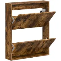 vidaXL Wandgemonteerde Schoenenkast ARNHEM 71 x 17 x 86 cm