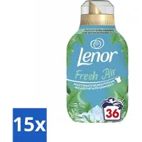 Lenor 15 x - Wasverzachter - Fresh Air Noorderlicht - Ultra Geconcentreerd - 36 Wasbeurten - Wasverzachter - Frisheid - Citrus - Zeelucht - Kledingbescherming