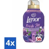 Lenor 4 x - Wasverzachter - Fresh Air Maneschijn - Ultra Geconcentreerd - 36 Wasbeurten - Wasverzachter - - Fresh Air - Maneschijn - Frisse Geur