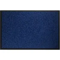 Hamat Twister Flat Droogloopmat 90x150 cm – Cobalt - Wasbare Deurmat – Binnenmat – Vuil- en Vochtopnemend