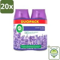 Air Wick 20 x Freshmatic - Luchtverfrisser Navulling - Pure Fresh Lavendel - Bundel - 2x250ml - Grootverpakking - Luchtverfrisser - Lavendelgeur - Freshmatic - Geurverspreider - Geurnavulling