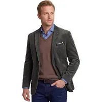 Scotland Blue Colbert Groen Corduroy vier zakken