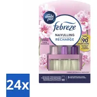 Ambi Pur 24 x - 3Volution - Navulling - Vleugje Bloesem - 20 ml - Luchtverfrisser - Geur - - 3Volution - Navulling