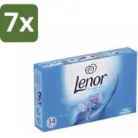 Lenor 7 x - Droogtrommeldoekjes - Spring Awakening - 34 Doekjes - Droogtrommeldoekjes - Droogtrommel - Droogtrommeldoek - Frisheid - Voorjaar