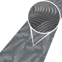 ANRO Tapijtloper Julianna Grijs 350x50cm – Velours Gangloper Antislip Keukenloper Hal Op Maat