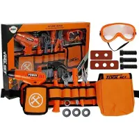 Leantoys Klusjesman Set Riemboor Schroevendraaier Tang Hamer