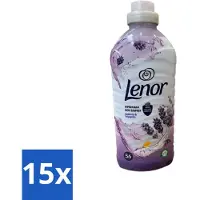 Lenor 15 x – Wasverzachter – Lavender & Kamille – 56 Wasbeurten – 1176 ml - Voordeelverpakking - 15 stuks