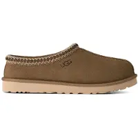 Ugg Heren Bruine Tasman II leren pantoffels (40), Plat, Geen, Homewear, Brons 1174671