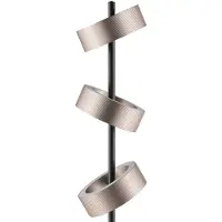 Brilliant LED-vloerlamp Axion, dimbaar, bruin / roest, Woon-/ Eetkamer, metaal, Modern, LED vloerlamp