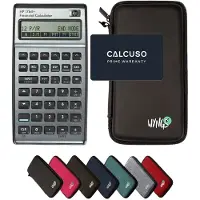 HP 17bll+ incl. WYNGS Beschermhoes Zwart - Financiële Rekenmachine - Basis Pakket