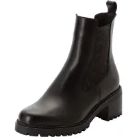 Tamaris chelsea boots van echt rundleer