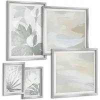 Wallfluent 5-Delige Schilderij Set - Uitzichten Op Venetië Met Kanalen En Stedelijke Architectuur. - 20 x 30 cm - Wanddecoratie - Moderne Interieurdecoratie - Muurdecoratie