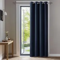 Famanu – Verduisterend gordijn, 132 x 214 cm, marineblauw, 1 stuk, ideaal voor het creëren van een donkere en rustige omgeving