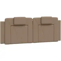 vidaXL Hoofdbordkussen "Viana" 120 cm kunstleer cappuccinokleurig